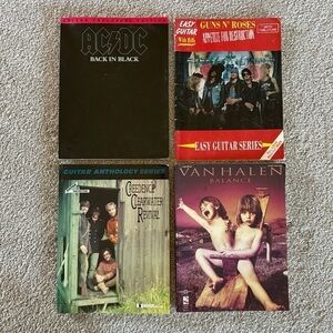 Bundle of four vintage guitar music 🎶 books